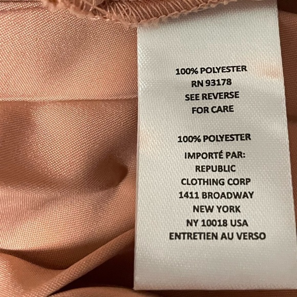 NWT Joie 2-piece fuzzy top and pleated skirt in pink mauve/peachy color. Medium - Picture 14 of 15